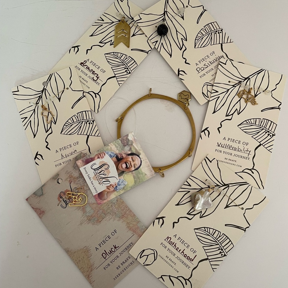 Sseko Bangle with six charms